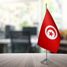 Özgüvenal Tunus Masa Bayrağı Direksiz 15 x 22,5 cm