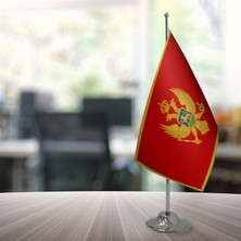 Özgüvenal Karadağ Masa Bayrağı Direksiz 15 x 22,5 cm