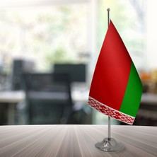 Özgüvenal Belarus Masa Bayrağı Direksiz 15 x 22,5 cm