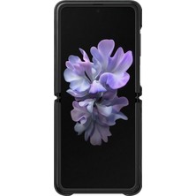 Samsung Galaxy Z Flip Deri Kılıf Siyah