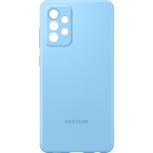 Samsung Galaxy A72 Silicone Cover - Mavi