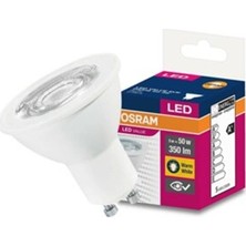 Osram LED Value 5W = 50W GU10 LED Ampul 10 Adet BEYAZ IŞIK 6500K  LED Spot Ampul