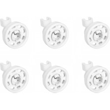 Universal Bosch, Siemens, Profilo Bulaşık Makinesi Üst Sepet Tekerlek 6'lı Paket