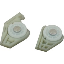 BWR5392+BWR1063 Fiat Doblo MK1 MPV Van 119 223 2001-2010 51718404 İçin Ön Sol Cam Kriko Tamir Köşe Makara Set 1+2