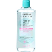 Watsons Micellar Makyaj Temizleme Suyu 400 ml ve Watsons Pamuk 80'li