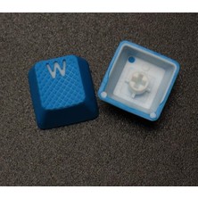 Tai-Hao Rubber Gaming Aydınlatmalı Keycaps Set - 18 Keys Rubberized Doubleshot Key Caps (Sky Blue)