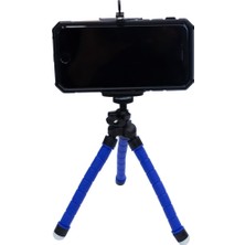 Kingma Esnek Ahtapod Tripod Telefon Tutucu Mavi