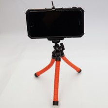 Kingma Esnek Ahtapod Tripod Telefon Tutucu Kırmızı