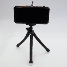 Kingma Esnek Ahtapod Tripod Telefon Tutucu Siyah