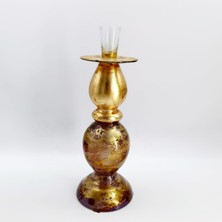 Creart Home Crearthome Italyan Pembe-Gold Dekoratif Kçk Mumluk 13X35 cm Kermanhome1