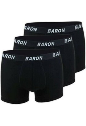 Baron 3 Lü Paket Erkek Penye Likralı Pamuklu Boxer