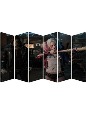 Renkselart Harley Quinn Mdf TABLO-0606 Model-B