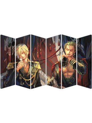 Renkselart One Piece Sanji Zoro Mdf TABLO-0436 Model-B