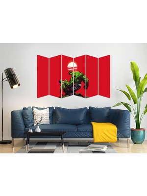 Renkselart Hulk Yeşil Dev Mdf TABLO-0566 Model-B