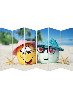Renkselart Yaz Tatil Kokteyl Mdf TABLO-0787 Model-B