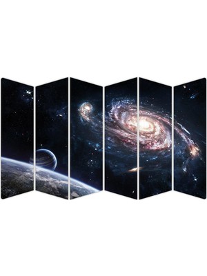 Renkselart Uzay Gezegenler Space Mdf TABLO-0907 Model-B