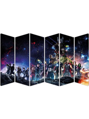 Renkselart Avengers Yenilmezler Mdf TABLO-0563 Model-B