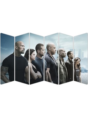 Renkselart Hızlı ve Öfkeli Mdf TABLO-1303 Model-B