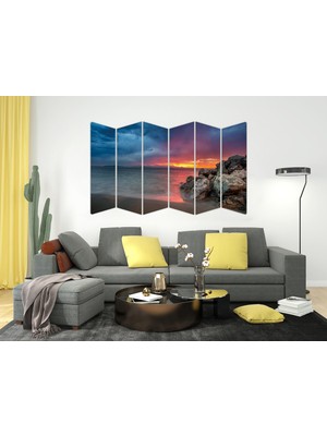 Renkselart Gün Batımı Sunset Mdf TABLO-1417 Model-B