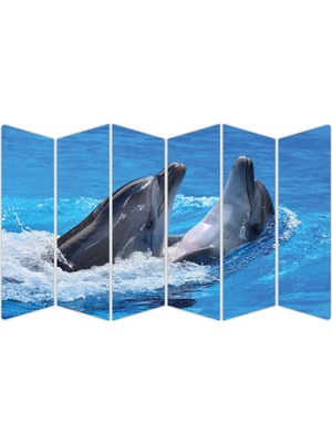 Renkselart Yunus Balığı Mdf TABLO-1840 Model-B