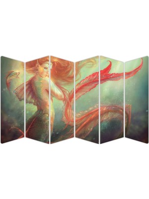 Renkselart Deniz Kızı Mdf TABLO-1733 Model-B