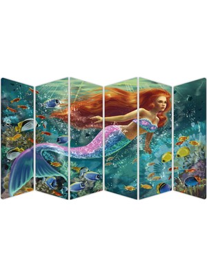 Renkselart Deniz Kızı Mdf TABLO-1713 Model-B