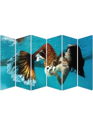 Renkselart Deniz Kızı Mdf TABLO-1716 Model-B