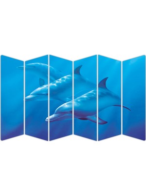 Renkselart Yunus Balığı Mdf TABLO-1849 Model-B