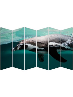 Renkselart Penguen Mdf TABLO-1858 Model-B