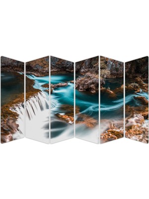 Renkselart Şelale Manzara Mdf TABLO-2203 Model-B