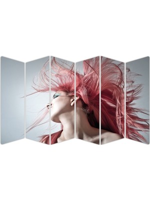 Renkselart Kadın Saç Modeli Kuaför Mdf TABLO-1039 Model-B