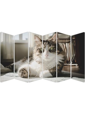 Renkselart Kedi Mdf TABLO-2581 Model-B
