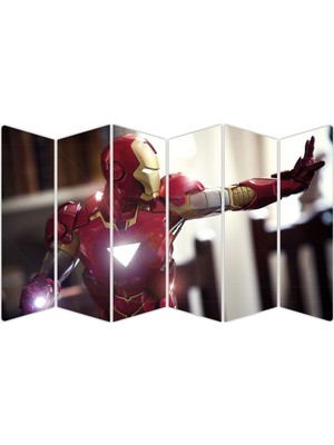 Renkselart Ironman Demir Adam Mdf TABLO-0564 Model-B