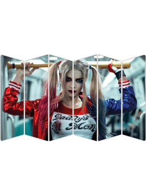 Renkselart Harley Quinn Mdf TABLO-0613 Model-B