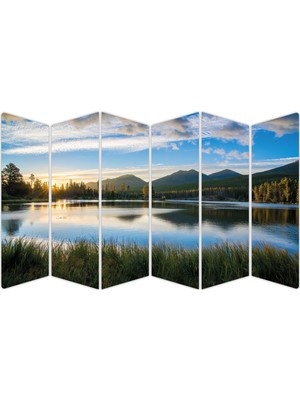 Renkselart Göl Manzarası Mdf TABLO-3203 Model-B