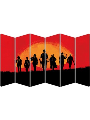 Renkselart Red Dead Redemption Mdf TABLO-3251 Model-B