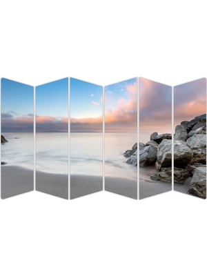 Renkselart Sahil Kıyı Deniz Mdf TABLO-1911 Model-B