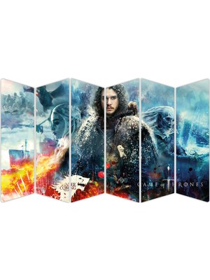 Renkselart Game Of Thrones Mdf TABLO-3025 Model-B