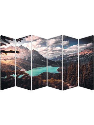 Renkselart Dağ Manzarası Mdf TABLO-3305 Model-B