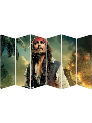 Renkselart Jack Sparrow Karayip Korsanlarımdf TABLO-3425 Model-B