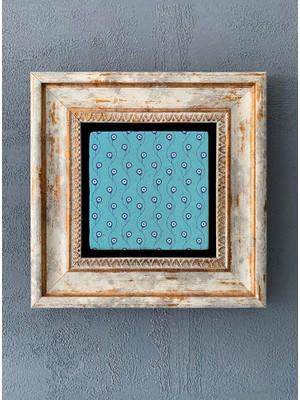 Oscar Stone Decor Çerçeveli Taş Duvar Dekoru 20 x 20 cm CDD-40-1039