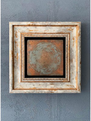 Oscar Stone Decor Çerçeveli Taş Duvar Dekoru 20 x 20 cm CDD-40-1057