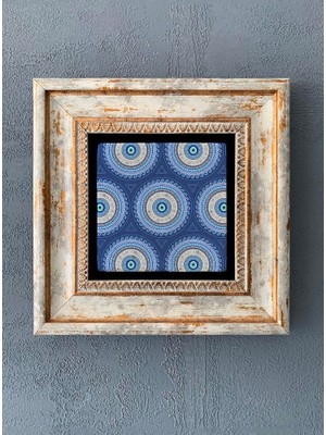 Oscar Stone Decor Çerçeveli Taş Duvar Dekoru 20 x 20 cm CDD-40-1178