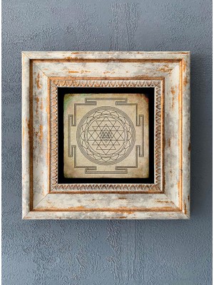 Oscar Stone Decor Çerçeveli Taş Duvar Dekoru 20 x 20 cm CDD-40-1250