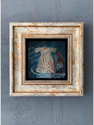 Oscar Stone Decor Çerçeveli Taş Duvar Dekoru 20 x 20 cm CDD-40-1293