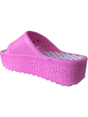 Gezer 10343 Pembe Kadın Topuklu Havuz/deniz Terlik