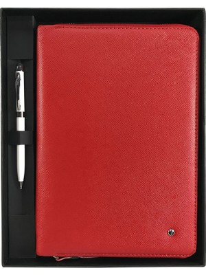 SCRIKSS HEDİYELİK SET DR 8113-C2M PORTFÖY MİNİ + TABLET KILIFI KIRMIZI + TOUCH PEN