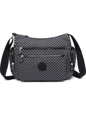 Smart Bags SMBYB1115-0127 Siyah/beyaz Kadın Çapraz Çanta
