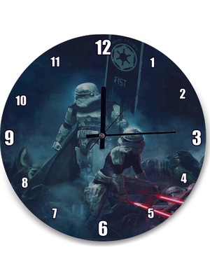 Cakatablo Star Wars Vader's Fist Duvar Saati