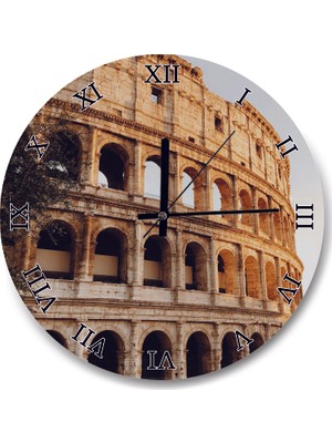 Cakatablo Kolezyum Roma Yapıtı Duvar Saati